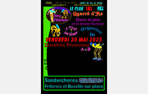 Concours Doublette Promotion du Vendredi 30 mai 2025